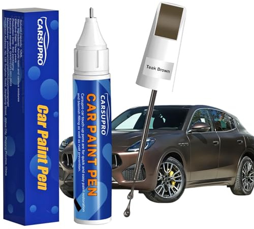Bronze Touch Up Paint for Cars,Car Paint Touch Up Pen for Deep Scratches,Car Scratch Repair Pen Auto Scratch Remover for Easy to Use and Fix(Teak Brown)