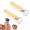 Bottle Opener, 2 Pcs Natural Wooden Handle Beer Bottle Openers Stainless Steel Beer Opener Bottle Top Opener for Drinks Cider Bar Home Gadgets