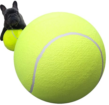 Generisch Pelota para Cachorros, Bolas Gigantes Grandes para Perros, Pelota de Tenis para Mascotas, Deportes al Aire Libre, 9,5 pulgadas/24 cm de diámetro, para Masticar, Pelota de Tenis