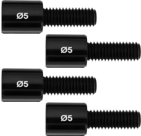 OTOTEC 4-pack cykelkabeljusterare kompatibla med Shimano kompatibel med SRAM M5/M6 svart 23 mm