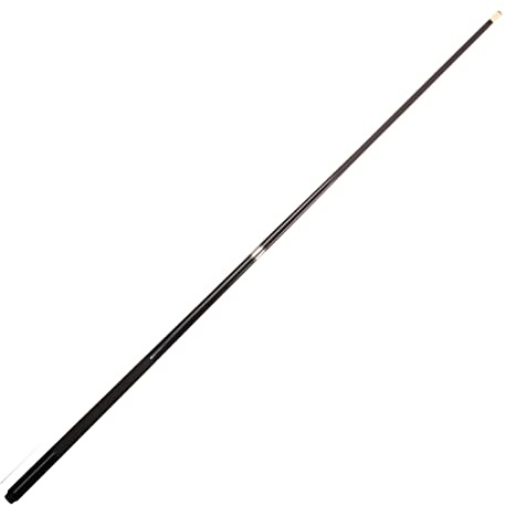 Billiard-Royal grafitkö klar svart högkvalitativ tvådelad grafit biljardkö med lönnträkärna, limmad pomerans och rostfri ståltråd i koloptik