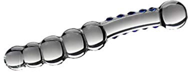 Deluxe Analdildo 20cm Glas Dildo Butt Plug für Anal Sex Prostata Massage G-Punkt Stimulator Analplug Penis Stick Analspielzeug Masturbation Massagegerät Sexspielzeug für Frauen & Männer Extrem Sex