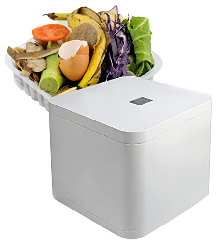 Compostador de residuos de Cocina, Cubo de compostaje Inteligente de 550 W para Cocina, máquina de compostaje de residuos con Capacidad de 3,3 l, Cubo de compostaje para el hogar y