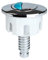 Shinekoo Botón pulsador de inodoro de doble descarga de ahorro de agua, cabezal redondo, interruptor de doble pulsador, cisterna, botón de repuesto para tanque de ahorro de agua, barra de baño
