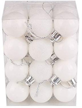 Boule de Noel Decoration Sapin Noel, 48PC Decoration Noel Sapin Incassable, Boule de Noel Blanche et Rouge Décoration Sapin de Noel, Boules de Noël Decoration Noel Interieur Maison