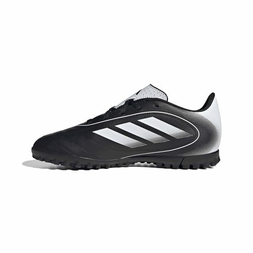 Adidas Unisex-Kids Goletto IX Turf Soccer, Black/White/Black, 1
