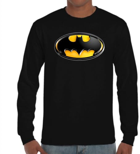 the Fan Tee Camiseta de Adulto de Manga Larga de Hombre Comic Murcielago El Caballero Oscuro 111 S