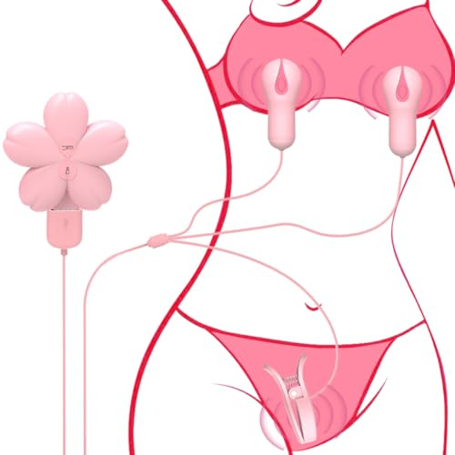 Vibromasseur pinces à tétons 10 modes avec 3 moteurs, stimulation vibrante des seins et du clitoris, jouet pour adultes pour couples
