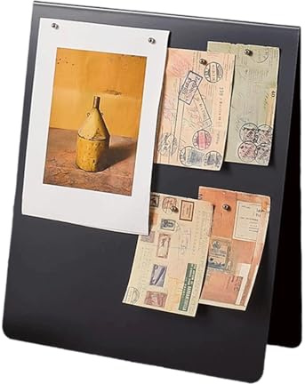 Tuxxjzm Tableau d'affichage magnétique en métal mat pour notes autocollantes, photos, mémo, école, bureau, poésie, dortoir, maison
