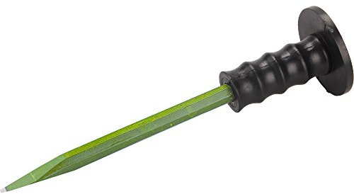 EXTOL CRAFT Cincel puntiagudo, con protector de plástico, 300 x 16 mm, punta