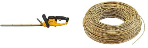DeWalt - Taille-Haies Brushless XR 18V 5Ah Li-ION - DCM563PB-XJ - Taille Haie Électrique sans Fil & Recharge de Fil Coupe Bordure 2,5 mm x 68,6 m - Bobine de Fil Remplacement