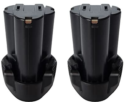 aunstarwei Ersatzakku für Makita BL1013 BL1014 DF030D DF330D LCT203W 194550-6 194551-4 195332-9, 10,8 V, 3,5 Ah, 2 Stück