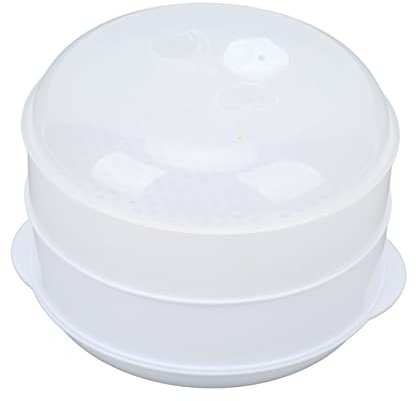 Cuiseur Vapeur Micro-ondes, Cuiseur Vapeur Micro-ondes pour la Cuisson Cuiseur Vapeur Micro-ondes avec Couvercle Cuiseur Vapeur Micro-ondes Chauffage Vapeur avec Poignée de Couvercle(#4)