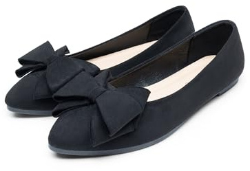 DREAM PAIRS Women's Flats - Dress Ballet Comfort Shoes,Size 5,Black,DWUMFA2507
