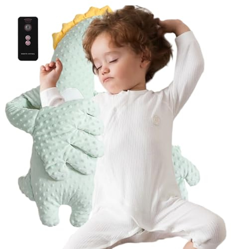 Woalopted Palma Calmante para Bebés,Almohada Automática para Mecer y Tranquilizar | Juguete Tranquilizador Respirante con Palmadas para Hogar Y Viajes En Silla De Auto