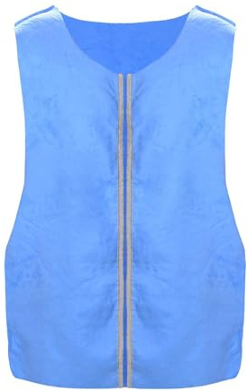 Chaleco de hielo, chaleco refrigerante para hombre, verano, refrigeración y prevención del calor, chaleco frío con cremallera, ayuda de verano, evita el calor de verano, ropa de trabajo al aire libre+