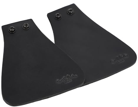 Gusti Garde Boue en Cuir - Hugo K. Garde-Boue 2 pièces - Set de Garde-Boue Accessoires vélo Nero