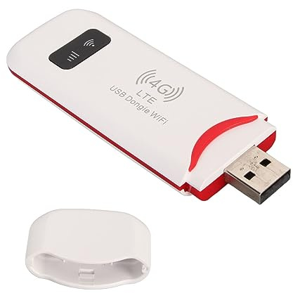 Gugxiom Enrutador 4G, Enrutador Portátil USB 4G LTE, Módem USB de Punto de Acceso de Red Móvil de Bolsillo, Enrutador Inteligente de Red Inalámbrica con Ranura para Tarjeta SIM, para