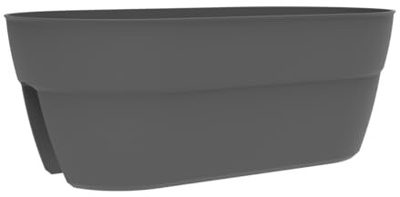 Balconnière cavalière Osaka 56 x 30 cm Anthracite - Eda