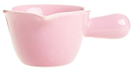 Saucer Porcelain Gravy Sauce Boat Gravy Sauce Boat Saucer Stand Traditional Porcelain Gravy Sauce Boat with Saucer Porcelain Gravy Boat Dish(Pink)