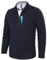 Pioneer Camp Herren Strickjacke Mit Reissverschluss Stehkragen Cardigan Herren Zip Sweaters Fein-Strike Strickpullover Jacke 3 Taschen Dunkelblau L