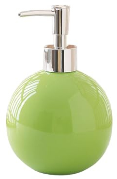 Fsocpen 18 Oz Ceramic Soap Dispenser with Rust Proof Pump,Ball Shaped Decorative Modern Minimalist Refillable Hand Lotion Pump Bottle,Hand Soap Dish Soap Dispenser for Kitchen Bathroom (Color 9)