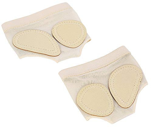 1 Paio di Piedi ring per Balletto Belly Calze Pad Scarpe, Donna Lirica Balletto Belly Foot Ton Toe Undies Mezza Balletto Danza Scarpe Zampe Mezza scarpe (S/M/L/XL)(M)