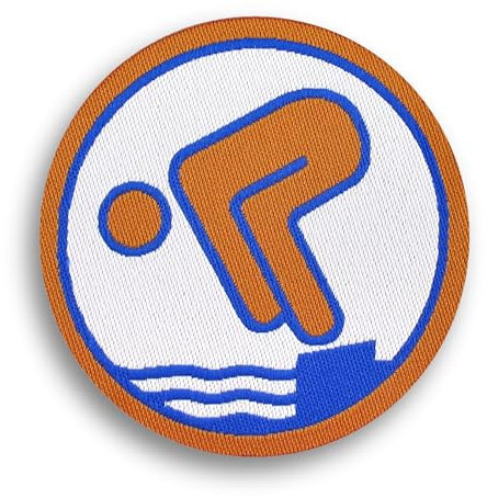 Seepferdchen® offizielles Bronze Schwimmabzeichen zum Aufbügeln | DSA Bronze Abzeichen | Bronze Abzeichen zum Aufbügeln | Freischwimmer