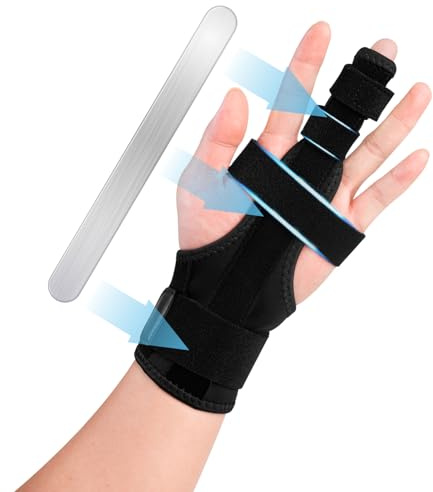 EDNYZAKRN Finger Splint for Middle Finger