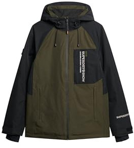 Superdry Herren Ski Freestyle Core Jacke Army Kaki L