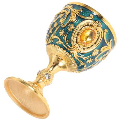 Alipis Adornos para Copas De Vino Copa De Adoración De Cáliz Sagrado para Ofrendas De Agua Budistas Cuencos Curativos para Cristalería De Halloween