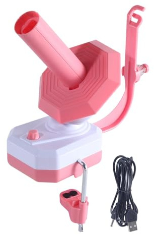 Weqizuerqi Automatische Garnkuchen Aufrollmaschine Elektrischer Drahtwickler Tortenaufwickler aus elektrischem Schnurwickler, Wollwickler, Häkelgarn, für die