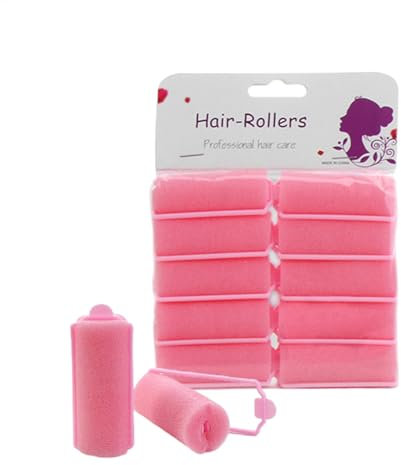 Bigodini per capelli in schiuma, bigodini per dormire durante la notte, morbidi e flessibili, per acconciare i capelli