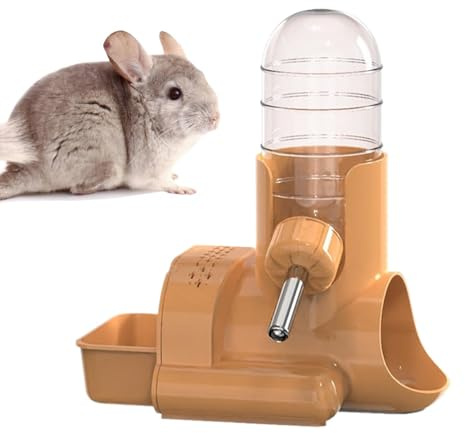 Borraccia Per Criceti,Antigoccia Alimentare,Bevitore Per Piccoli Animali Con Design A Rotolante - Adatto A Conigli Furetti Scoiattoli Ricci Cincillà Gerbilli Gabbie E Trasportini