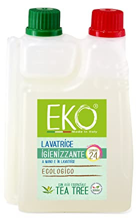 Eko Detersivo igienizzante lavatrice ecologico con Tea Tree 600ml
