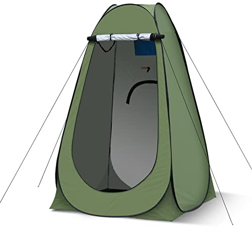 LEMROE Outdoor Pop Up Changing Tent with Good Ventilation Privacy Space for Camping Picnic Fishing Beach Outdoor Sun Shelter Shower Toilet (Green, 120)