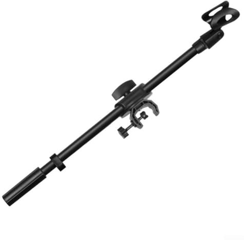 Adjustable Boom Arm Mic Stand, Clip Phone Holder, Extension Bracket 35CM (A)