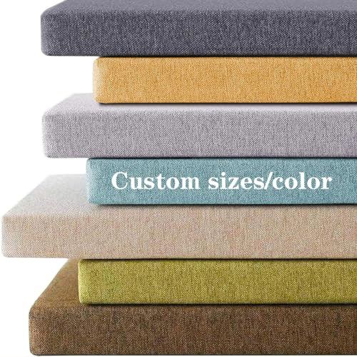 Cojín rectangular para banco de jardín, tamaño personalizado, para uso en interiores y exteriores, color verde hierba, 120 x 55 x 5 cm