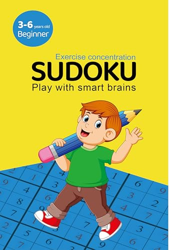 VTHY Challenging Sudoku Puzzle Book Smart Kids Above Exercise Brain, lmprove Focus and Boost