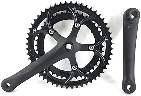 DONSP1986 52T/42T x 170mm Crankset for Mountain Road Bike Fixed Gear Bicycle (52T/42T Chainring)