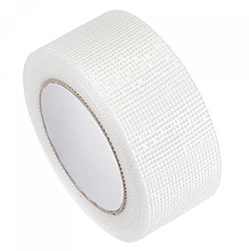 sourcing map Fugenband Trockenbau Selbstklebend Glasfaserkunststoff 2.4x98ft Pflaster 2mm Netz