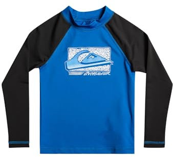 Quiksilver Next Gen - Langärmliger Rashguard mit UPF 50 für Jungen 2-7 Blau