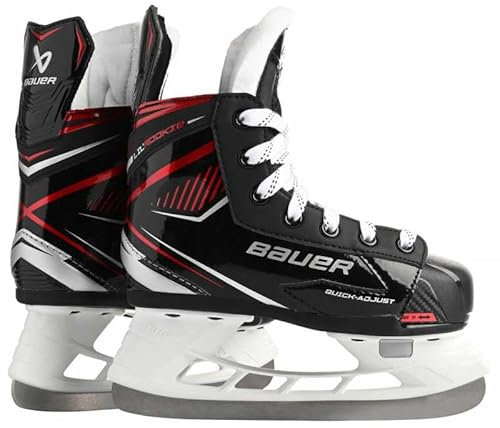 Bauer LIL'ROOKIE Schlittschuhe verstellbar Junior, Weite :R = Regular, Größe:35-38.5