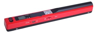 Document Scanner, Portable New Creative Handheld Mobile Portable Document Scanner, 900DPI Type-c LCD-skärm Stöd for JPG/PDF-formatval,for Teaching Business Meetings(Rood)