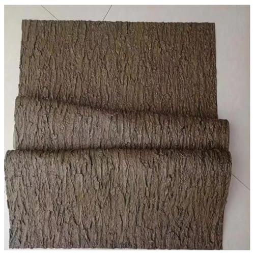 Corteccia di Albero Artificiale 1x1M per pilastri Tubi Strada Alta Decorazione di Simulazione al Coperto Esterno Albero Tronco(0.4X1m)