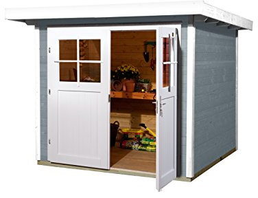 weka Gartenhaus 179 Gr. 1, grau, 28 mm, DT