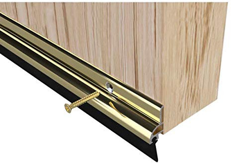 STORMGUARD 838MM Gold Rubber Bottom Of Door Draught Excluder Seal