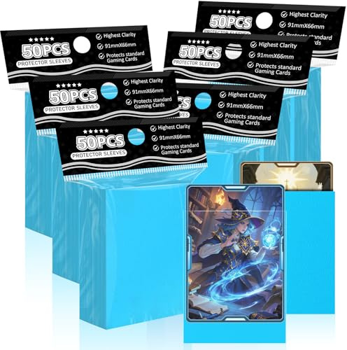 Trading Card Sleeves Perfect Fit MTG Matte Sleeves (Blue, 300)