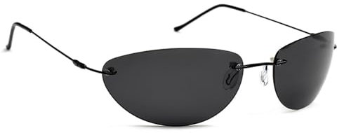 Matrix Agent Smith Lunettes de soleil polarisées pour homme Noir/verres fumés Unisexe Vintage, 1 pièce, L