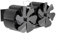 Zeroupshop Ventilador silencioso ahorro de energía del horno de la fan de la hornilla del registro de 12 hojas, ventiladores de horno montables en la pared